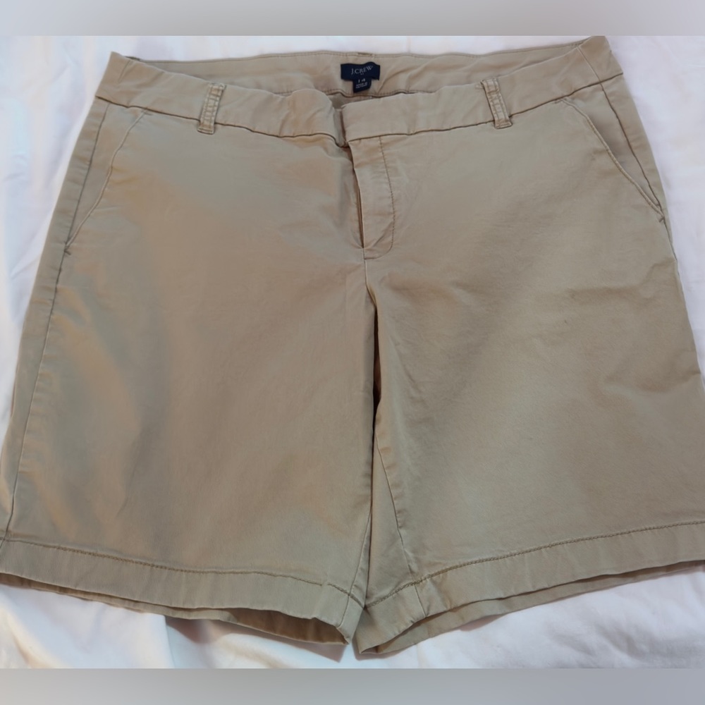 J Crew- size 14 bermuda shorts- Grey